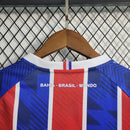 Camisa Bahia Away 23/24 Feminina - Azul e Vermelha - MAJESTO BR