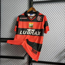 Camisa Retrô Flamengo I Home 1999/00 Masculina Vermelha e Preta - MAJESTO BR