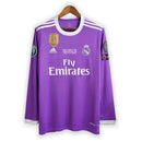 Camisa Retrô Real Madrid II Away Adidas 2016/17 Masculino Roxo - MAJESTO BR