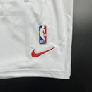 Shorts NBA Miami Heat 23/24 Casual - Nike - Vermelho - Branco - Preto - MAJESTO BR