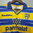 Camisa Retrô Parma lotto 1998/99 Masculino Amarelo e Azul - MAJESTO BR