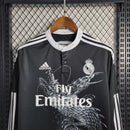 Camisa Retrô Real Madrid Manga Longa III Third Adidas 2014/15 Masculino Preto - MAJESTO BR