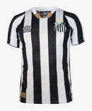 Camisa Santos Away 24/25 - Preta e branca - MAJESTO BR