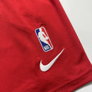 Shorts NBA Miami Heat 23/24 Casual - Nike - Vermelho - Branco - Preto - MAJESTO BR