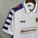 Camisa Retrô Fiorentina II Away 1998/99 Fila Masculino Branco - MAJESTO BR