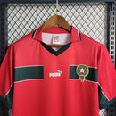 Camisa Retrô Marrocos Home Puma 1998/99 Vermelho - MAJESTO BR