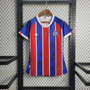 Camisa Bahia Away 23/24 Feminina - Azul e Vermelha - MAJESTO BR