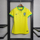 Camisa Brasil Home 2022 Feminina - Amarela - MAJESTO BR