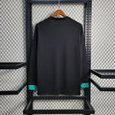 Camisa Retrô Real Madrid Manga Longa II 2017/18Adidas Torcedor Preto - MAJESTO BR