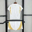 Conjunto Infantil Al Nassr III 24/25 - Branco e Dourado - MAJESTO BR