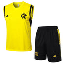 Conjunto de Treino Flamengo Amarelo 24/25 - Regata/Short - MAJESTO BR