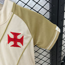 Conjunto Infantil Vasco III 24/25 - Branco e Dourado - MAJESTO BR