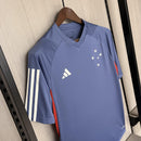 Camisa Cruzeiro de Treino 24/25 - Azul e Laranja - MAJESTO BR