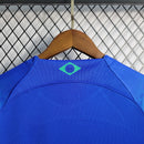 Camisa Brasil Away 2022 Feminina - Azul - MAJESTO BR