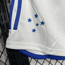 Shorts Cruzeiro 24/25 - Branco - MAJESTO BR