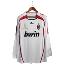 Camisa Retrô Milan II Away 2006/07 Manga Longa Masculino Branco - MAJESTO BR