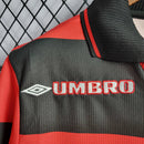 Camisa Retrô Flamengo I Home 1999/00 Masculina Vermelha e Preta - MAJESTO BR