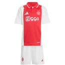 Conjunto Infantil Ajax I 24/25 - Branco e Vermelho - MAJESTO BR