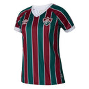 Camisa Fluminense Home 23/24 Feminina - Vinho e Verde - MAJESTO BR