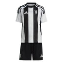 Conjunto Infantil Juventus I 24/25 - Branco e Preto - MAJESTO BR