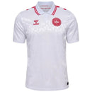 Camisa Dinamarca Away 2024 - Branco - MAJESTO BR