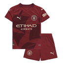 Conjunto Infantil Manchester City III 24/25 - Vinho - MAJESTO BR