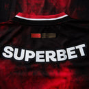 Camisa São Paulo Third 24/25 - Preta e vermelha - MAJESTO BR