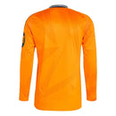 Camisa Real Madrid Away 24/25 Manga Longa - Laranja - MAJESTO BR