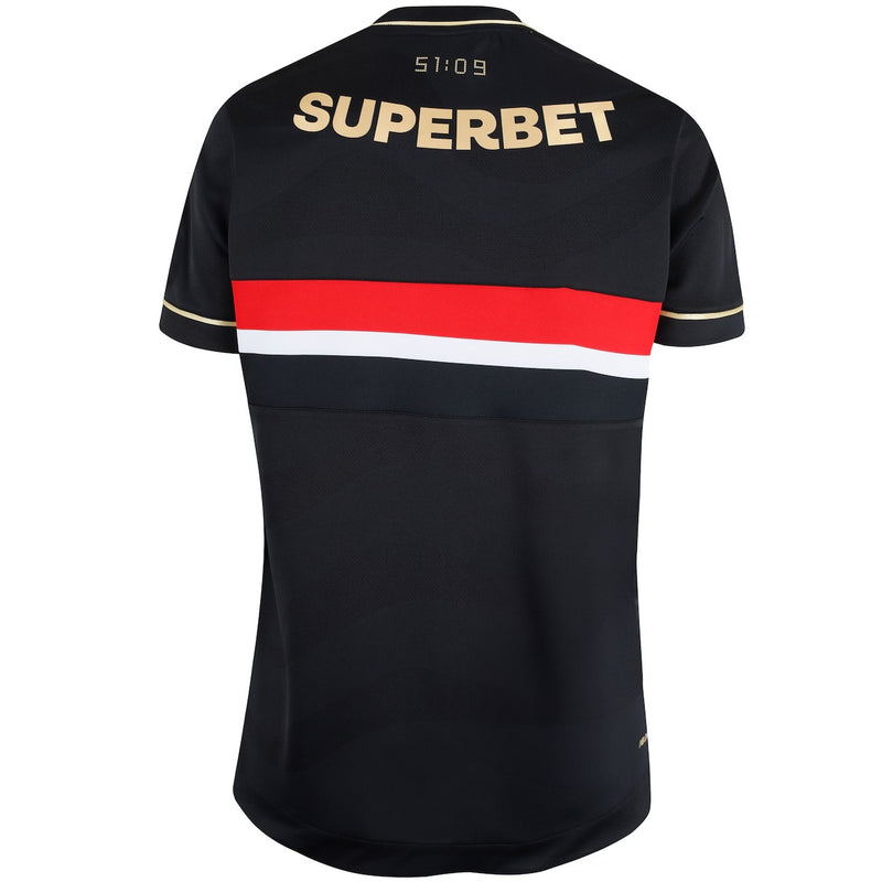 Camisa São Paulo Feminina - Preta