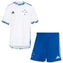 Conjunto Infantil Cruzeiro ll 24/25 - Branco - MAJESTO BR