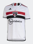 Camisa São Paulo Home 23/24 - Branca e vermelha - MAJESTO BR