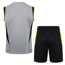 Conjunto de Treino Flamengo Cinza 24/25 - Regata/Short - MAJESTO BR