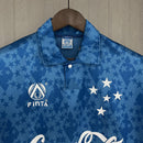 Camisa Cruzeiro Titular 93/94 - Versão Retrô Coca-Cola Azul - MAJESTO BR
