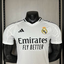 Camisa Real Madrid I Home 2024/25 Jogador Masculino Branco - MAJESTO BR
