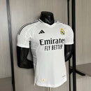 Camisa Real Madrid I Home 2024/25 Jogador Masculino Branco - MAJESTO BR