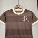 Camisa CRF Edição Especial 24/25 - Feminina Baby Look Marrom Consciência Negra - MAJESTO BR