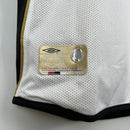 Camisa Dupla Face Retrô Manchester United Umbro 2001/02 100 Anos Masculina Branca e Preta ou Dourada - MAJESTO BR