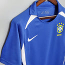 Camisa Retrô 2002 Seleção Brasileira II Nike Masculina - Azul - MAJESTO BR