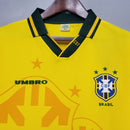 Camisa Retrô 94/95 Seleção Brasileira I Umbro Masculina - Amarela - MAJESTO BR