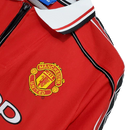 Camisa Manchester United Retrô Manga Longa Umbro 1998/99 Vermelha - MAJESTO BR