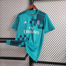 Camisa Retrô Real Madrid II Away Adidas 2017/18 Masculino Azul - MAJESTO BR