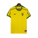 Camisa Retrô Seleção Brasileira I Home 1998/99 Nike Masculino Amarelo - MAJESTO BR