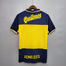 Camisa Boca Juniors Retrô Nike 1998/99 - Azul e Amarelo - MAJESTO BR
