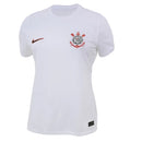 Camisa Corinthians Titular 23/24 - Versão Feminina Baby Look Branca - MAJESTO BR