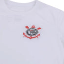 Camisa Corinthians Titular 23/24 - Versão Feminina Baby Look Branca - MAJESTO BR