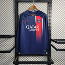 Camisa PSG Home 23/24 Manga Longa - Azul - MAJESTO BR