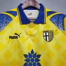 Camisa Retrô Parma Puma 1995/97 Masculino Amarelo e Azul - MAJESTO BR
