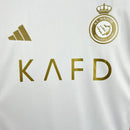 Conjunto Infantil Al Nassr III 24/25 - Branco e Dourado - MAJESTO BR