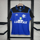 Camisa Flamengo de Goleiro 1999 - Versão Retrô Lubrax Azul - MAJESTO BR