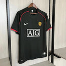 Camisa Retrô Manchester United III Third Nike 2007/08 Masculino Preta - MAJESTO BR